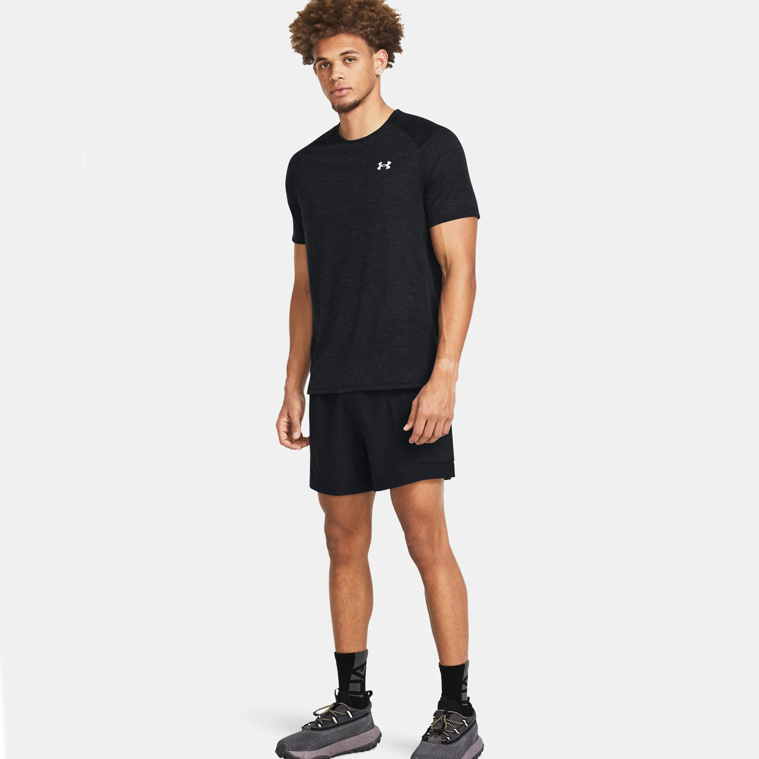 Run Trail Shorts Herren - Schwarz