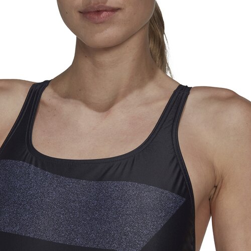 DAMEN BADEANZUG BIG BARS GRAPHIC
