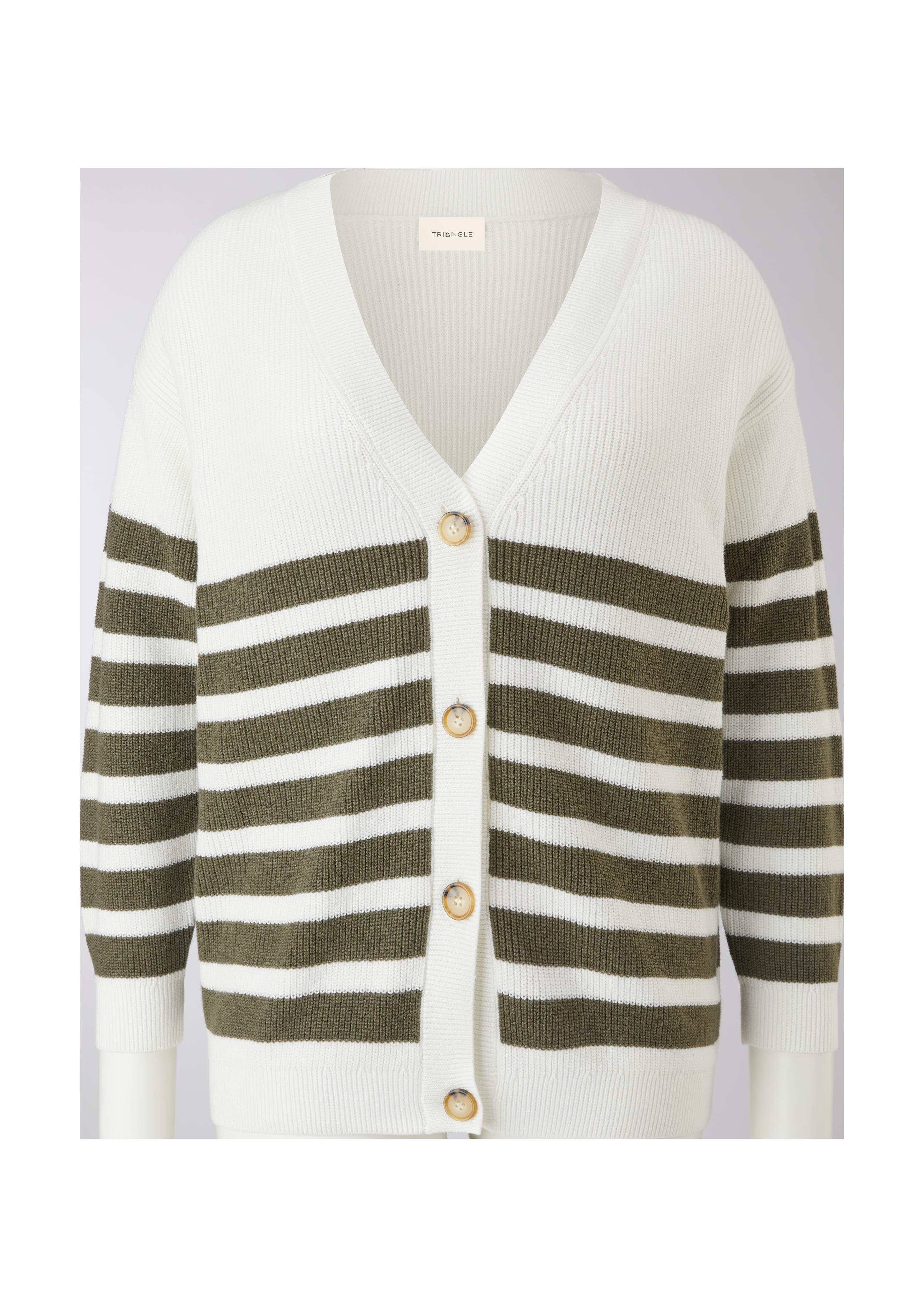 Cardigan mit Streifen  2122005-02G3