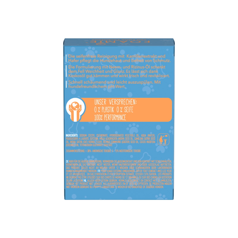 New Flag Fellpflege New Flag Foamie Hundeshampoo langes Fell 110 g