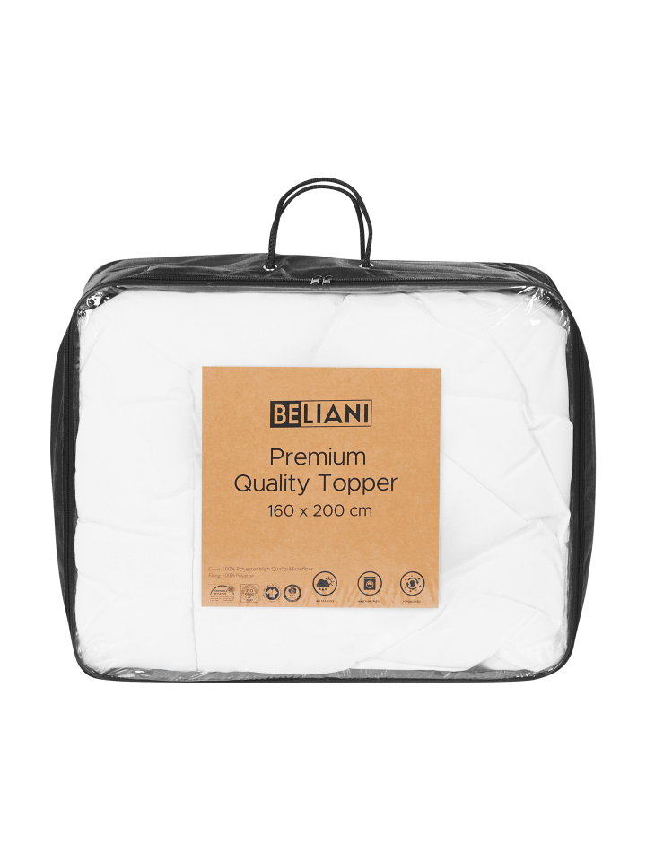 Beliani Topper AIZKORRI in Weiß - (W) 160 x (H) 3 x (L) 200 cm günstig kaufen onesize