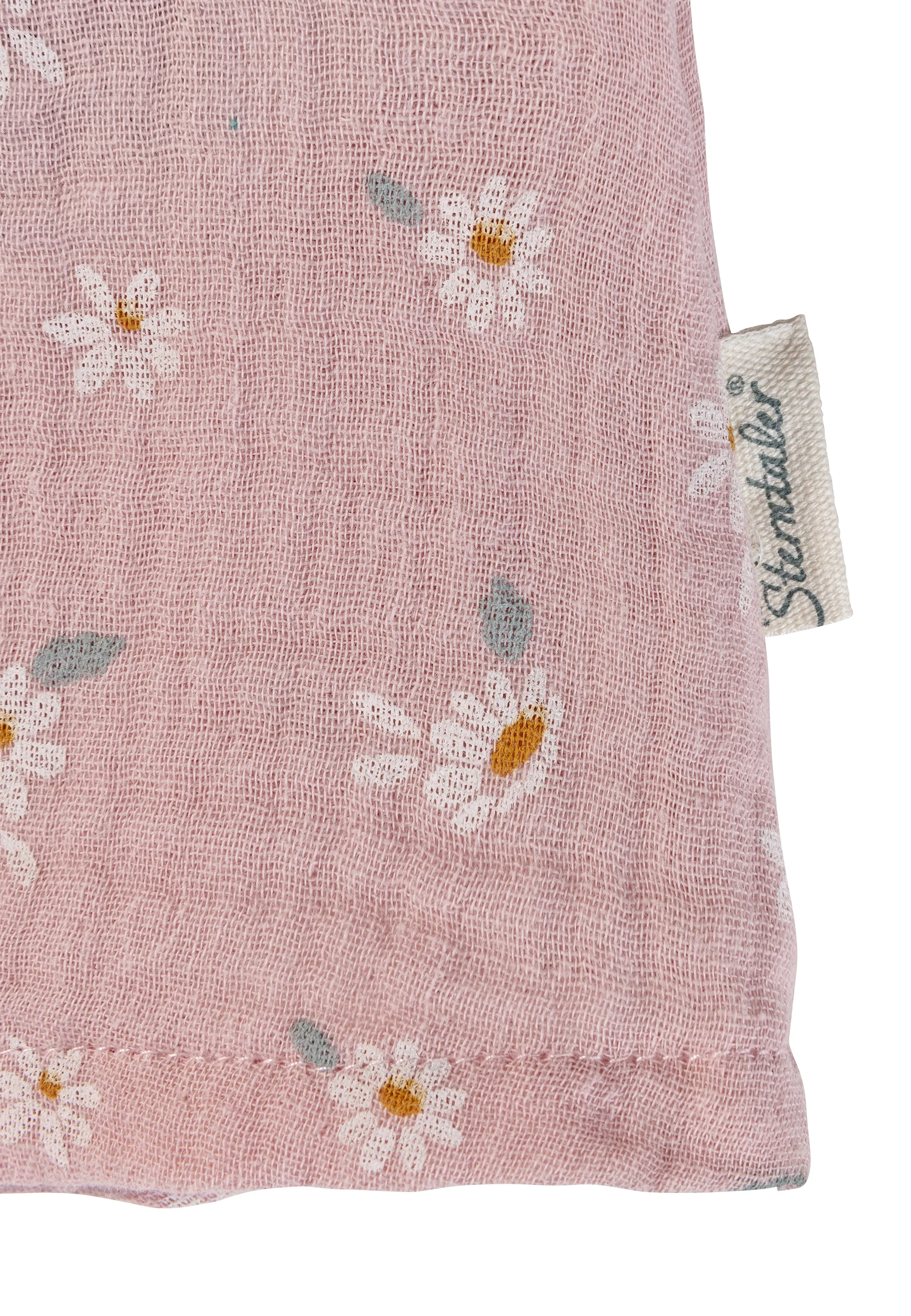 Set Shirt + Shorts bedruckt mit Gänseblümchen