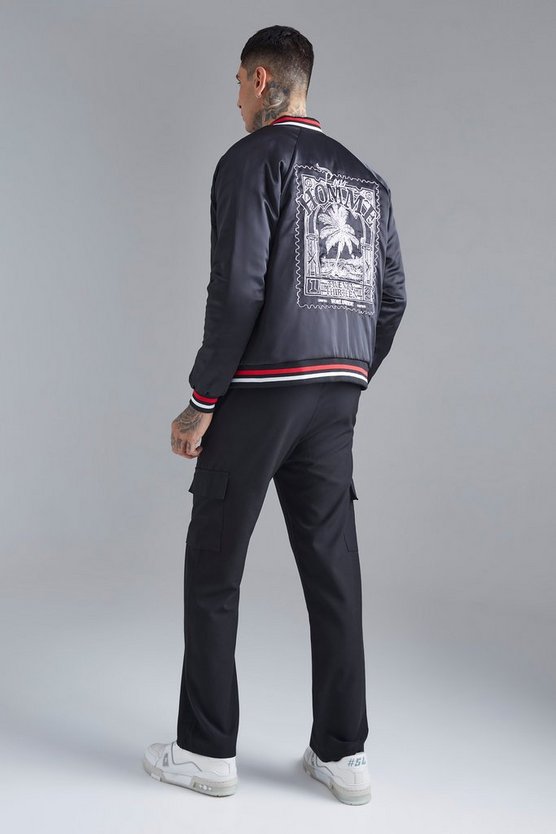 Souvenir Bomberjacke aus Satin