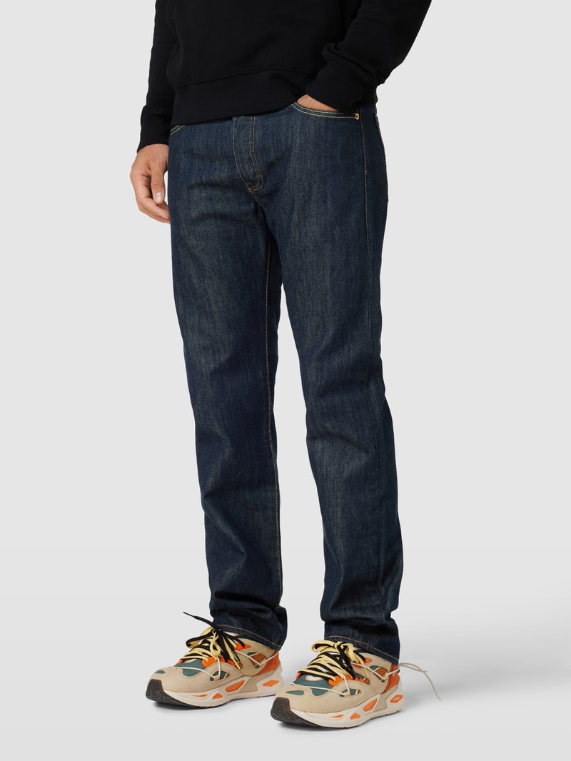 Jeans mit 5-Pocket-Design Modell 'MARLON' in dunkelblau