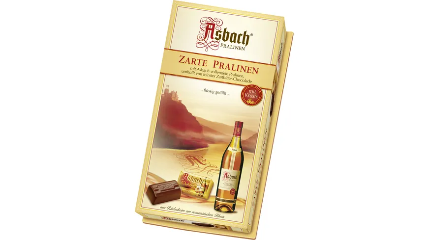 Asbach Zarte Pralinen Zartbitter 125 g