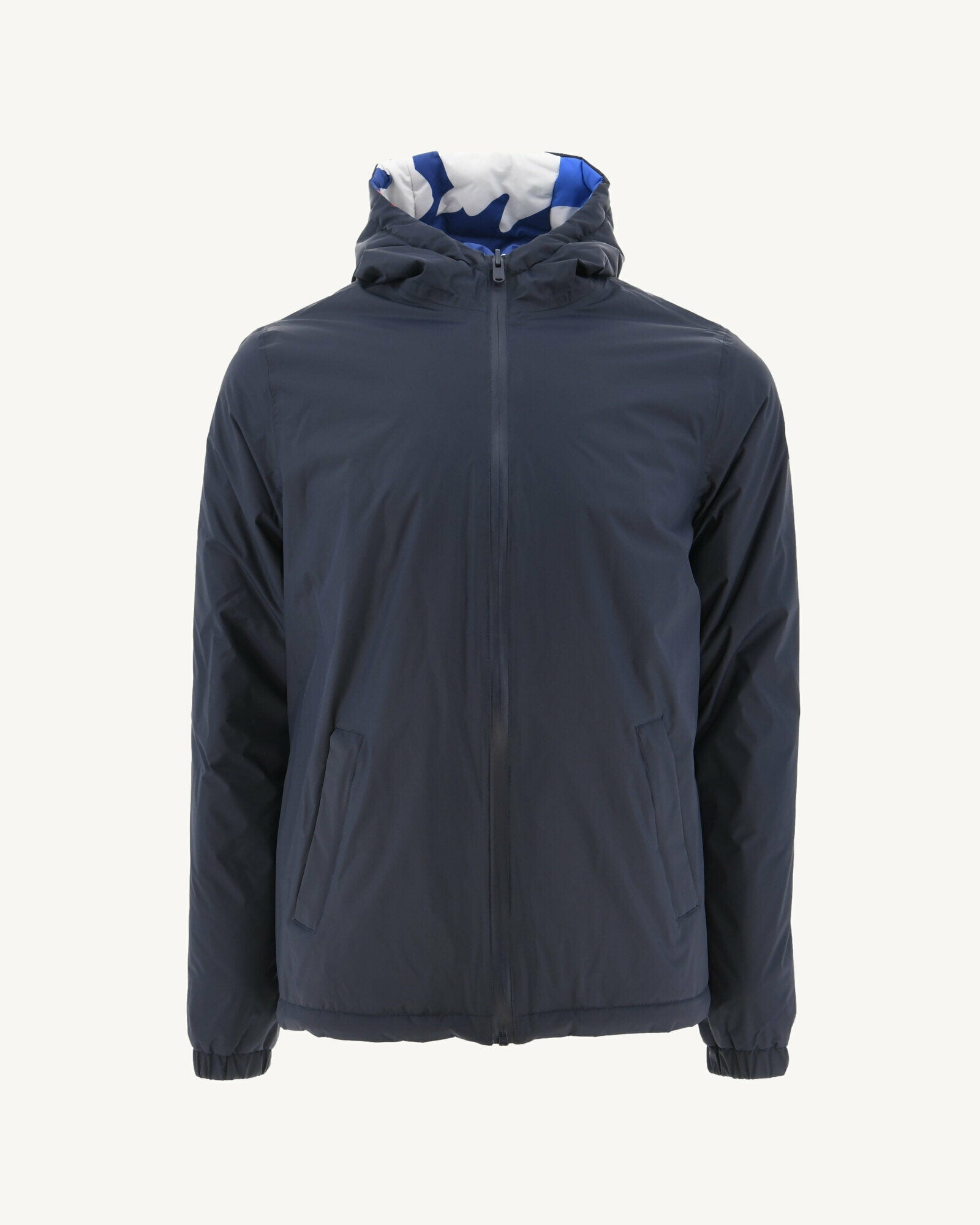 Doudoune Ultralight réversible à capuche Marine/Camo dark denim Vigo