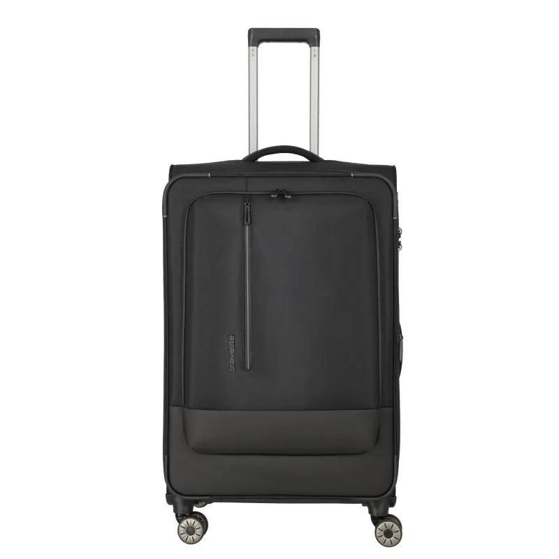 Travelite CROSSLITE Trolley L (77 cm) - Schwarz