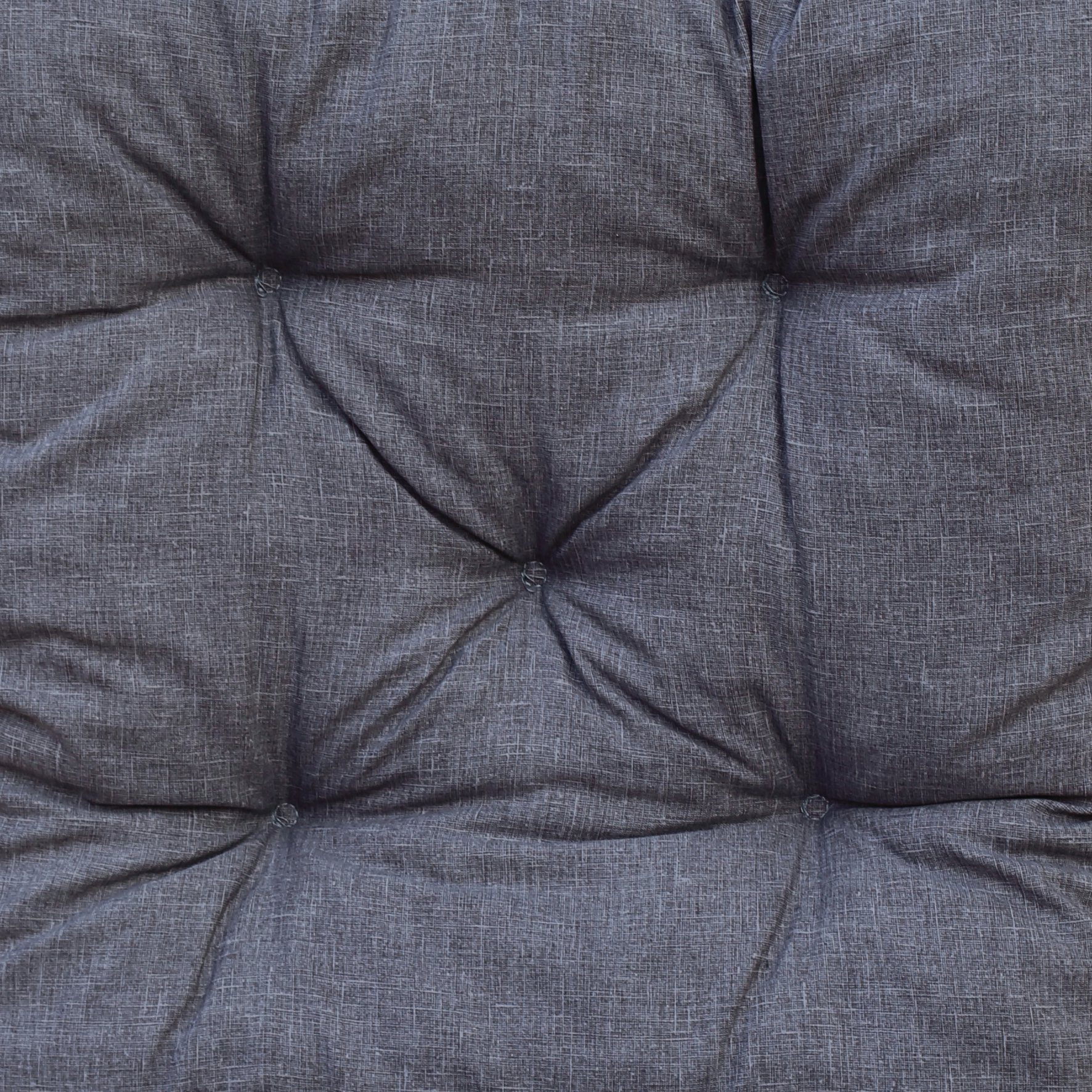Home Feeling Liegenauflage Deckchair Sitzkissen Sitzpolster für Liege, 195x49 cm hellgrau