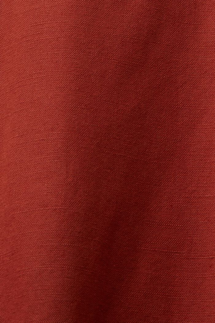 Einreihiger Blazer aus Leinenmix