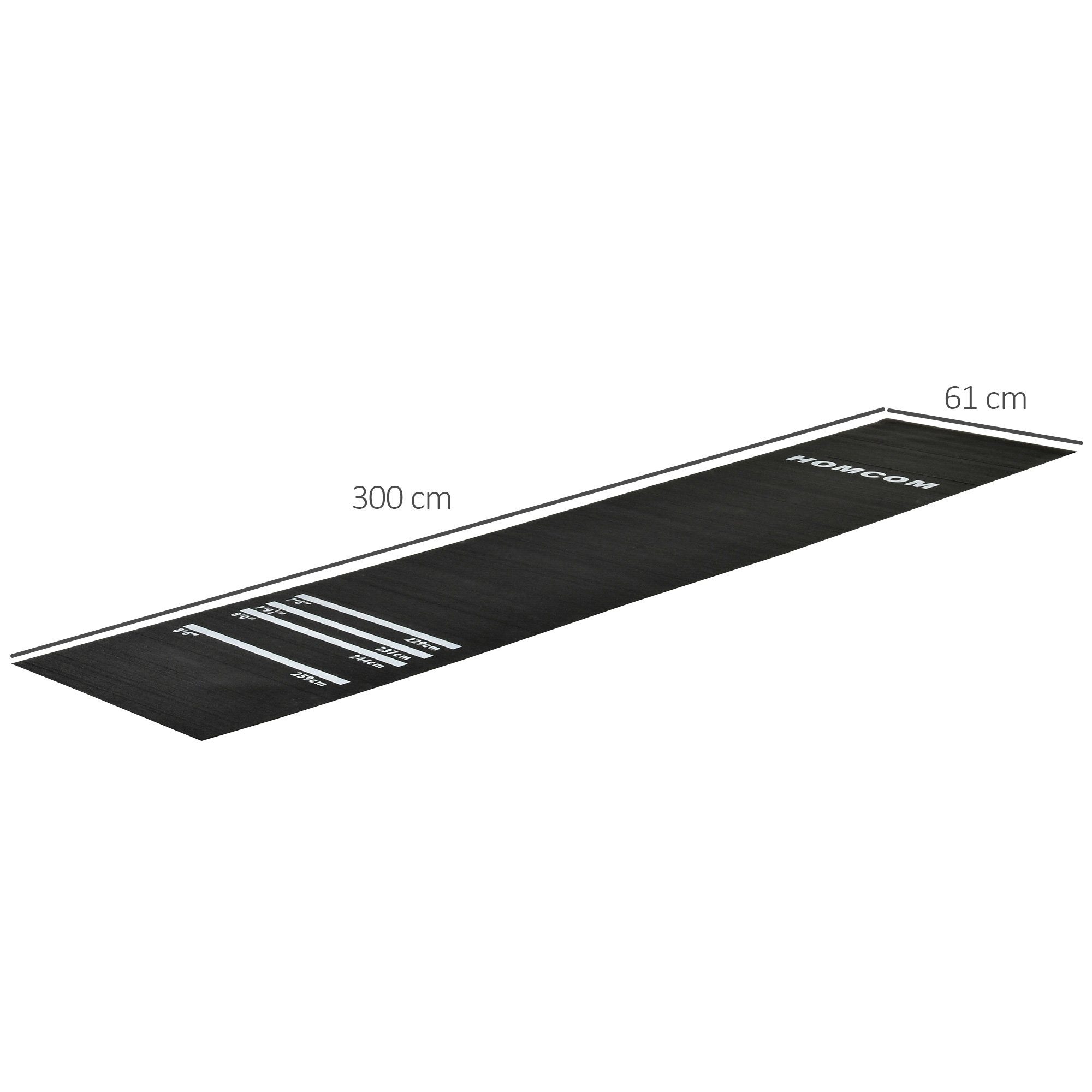 HOMCOM Dartmatte Dartmatte für Steel- und Softdart