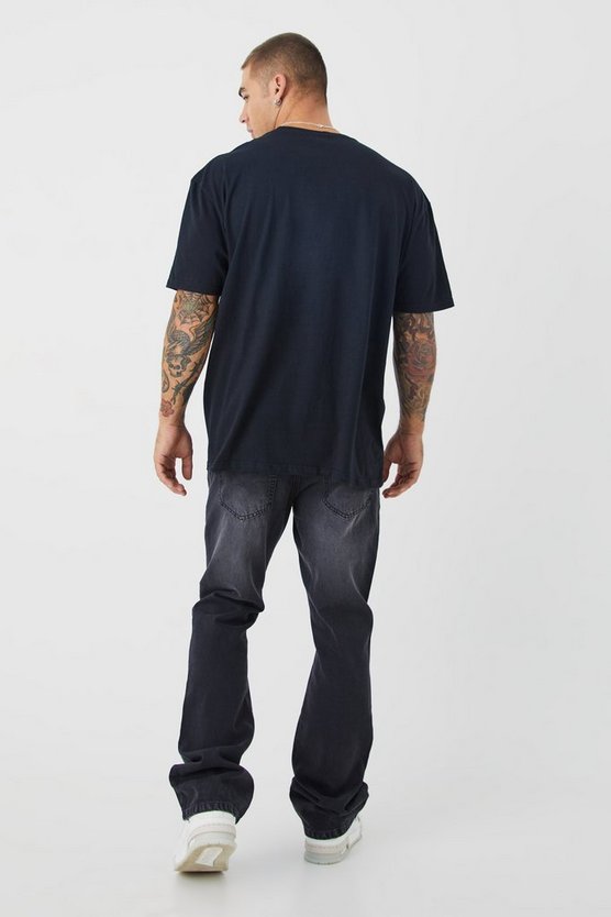 Slim-Fit Schlagjeans