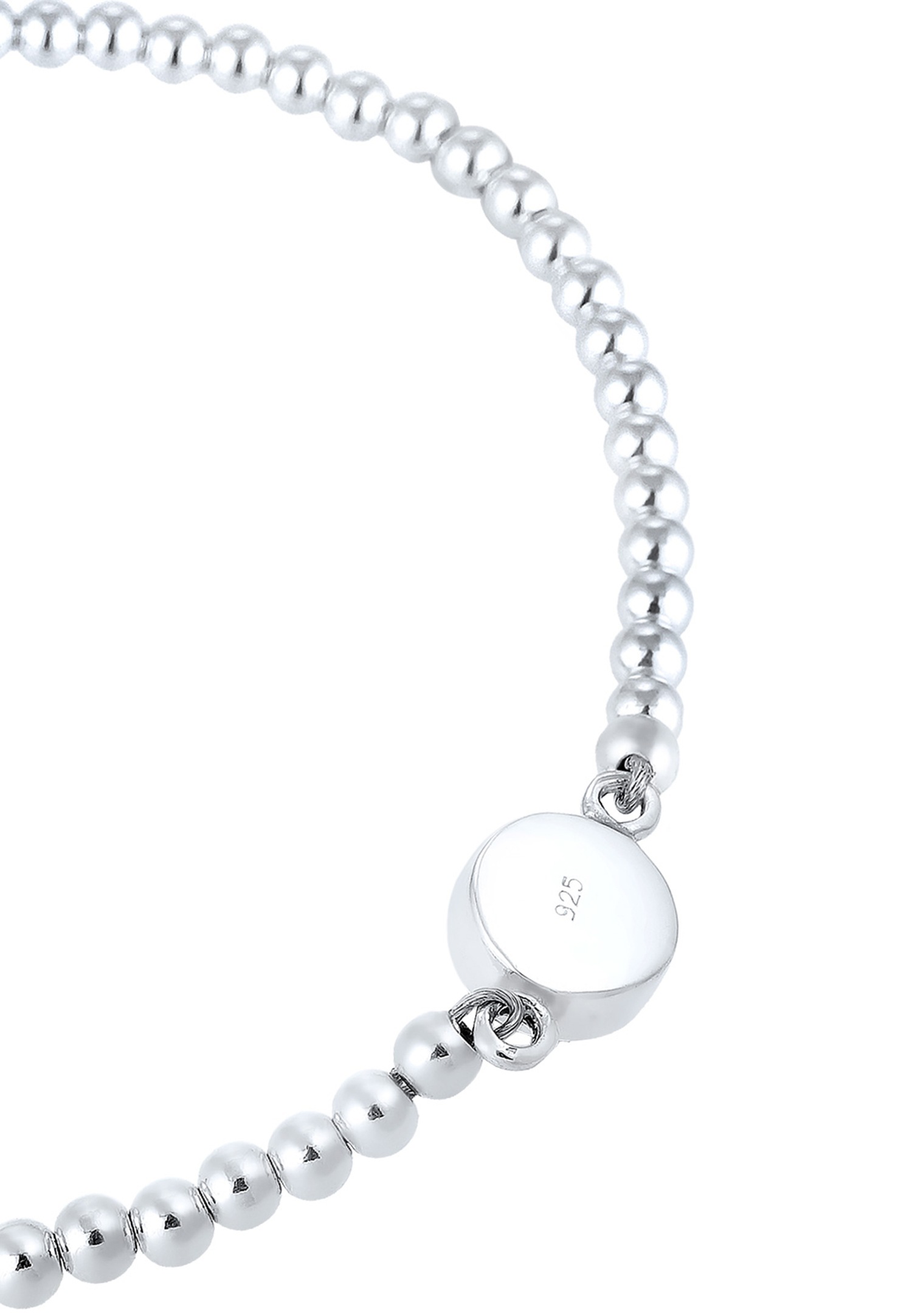 Pulsera Elli Moonstone Ball para mujer (plata 925/1000)