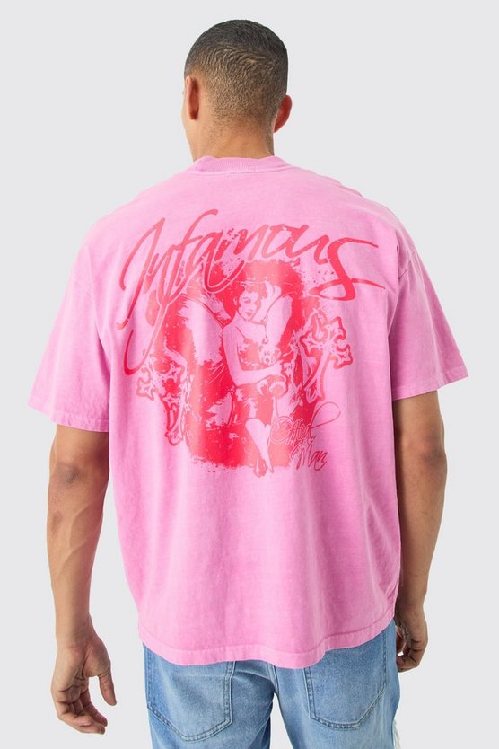 Oversize T-Shirt mit Print