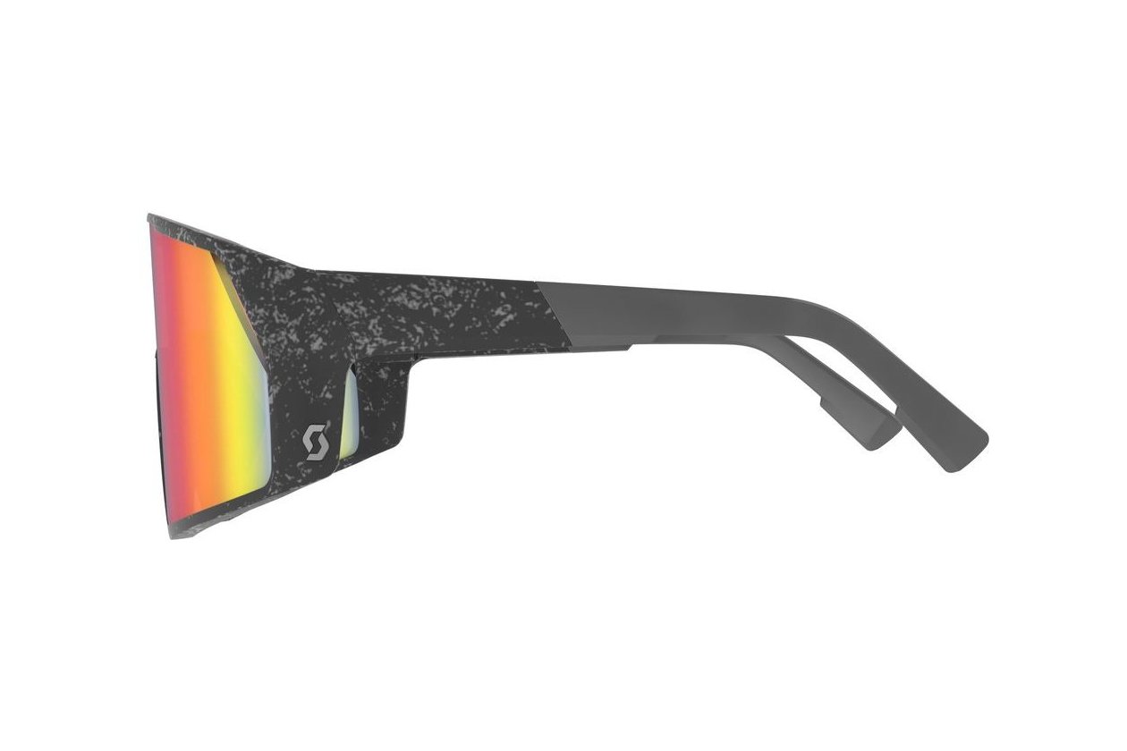 Scott Pro Shield Sonnenbrille marble black / teal chrome