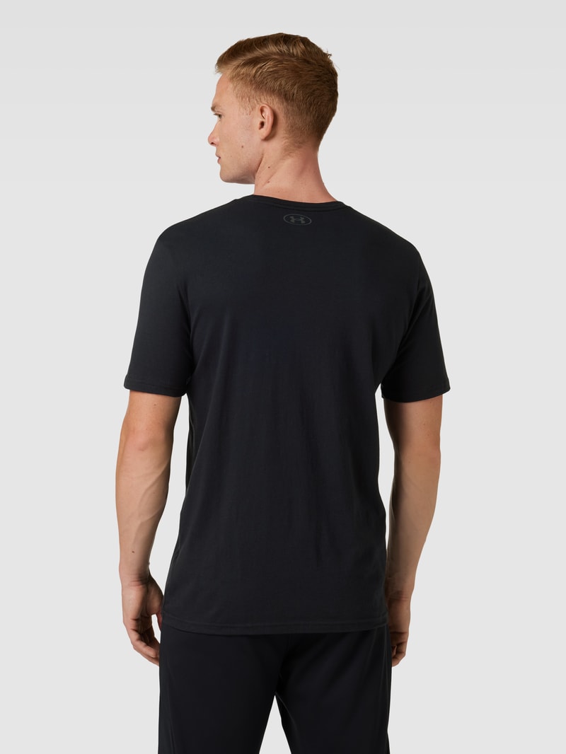 T-Shirt mit Logo-Print Modell 'BIG LOGO FILL' in schwarz