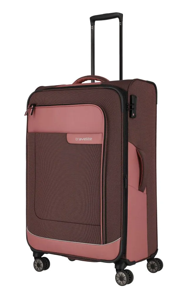 Travelite VIIA Kofferset 4 Rollen Größe L\/M - Frühlingsrose