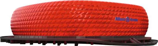 Ravensburger Allianz Arena bei Nacht