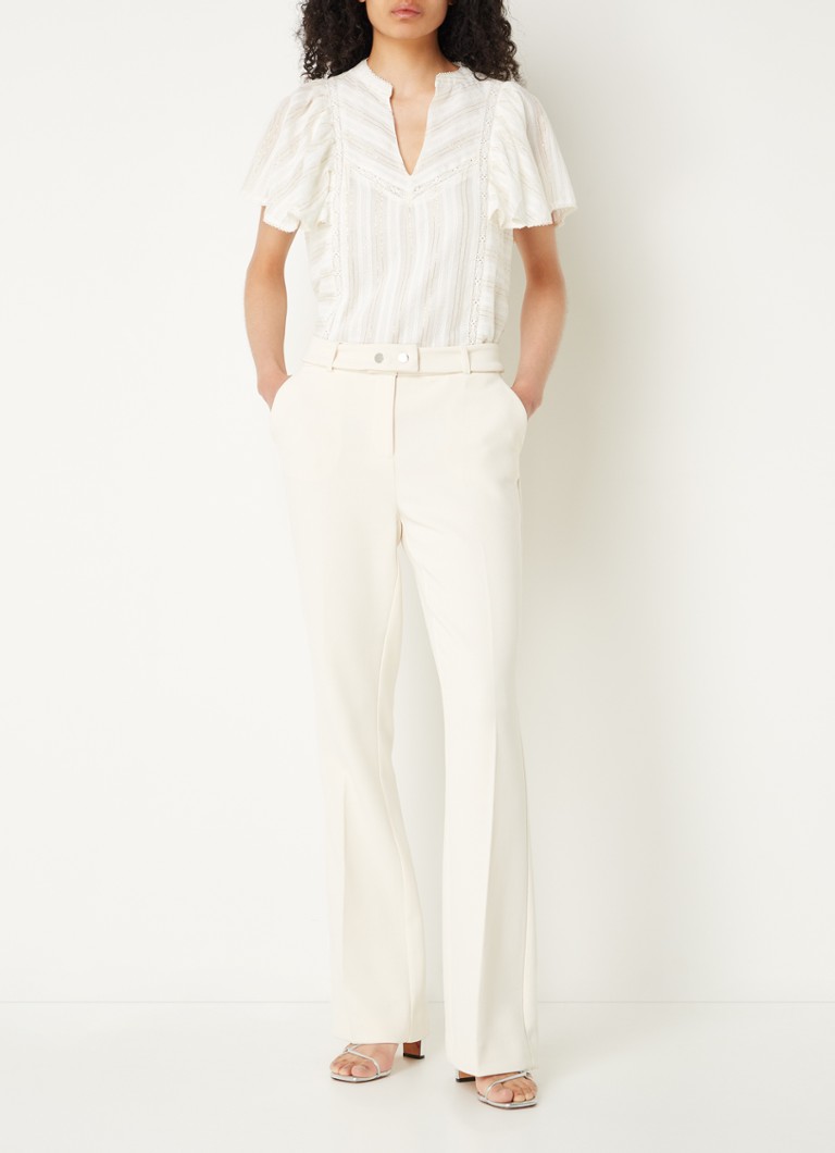 Aaiko Carisse top with lurex