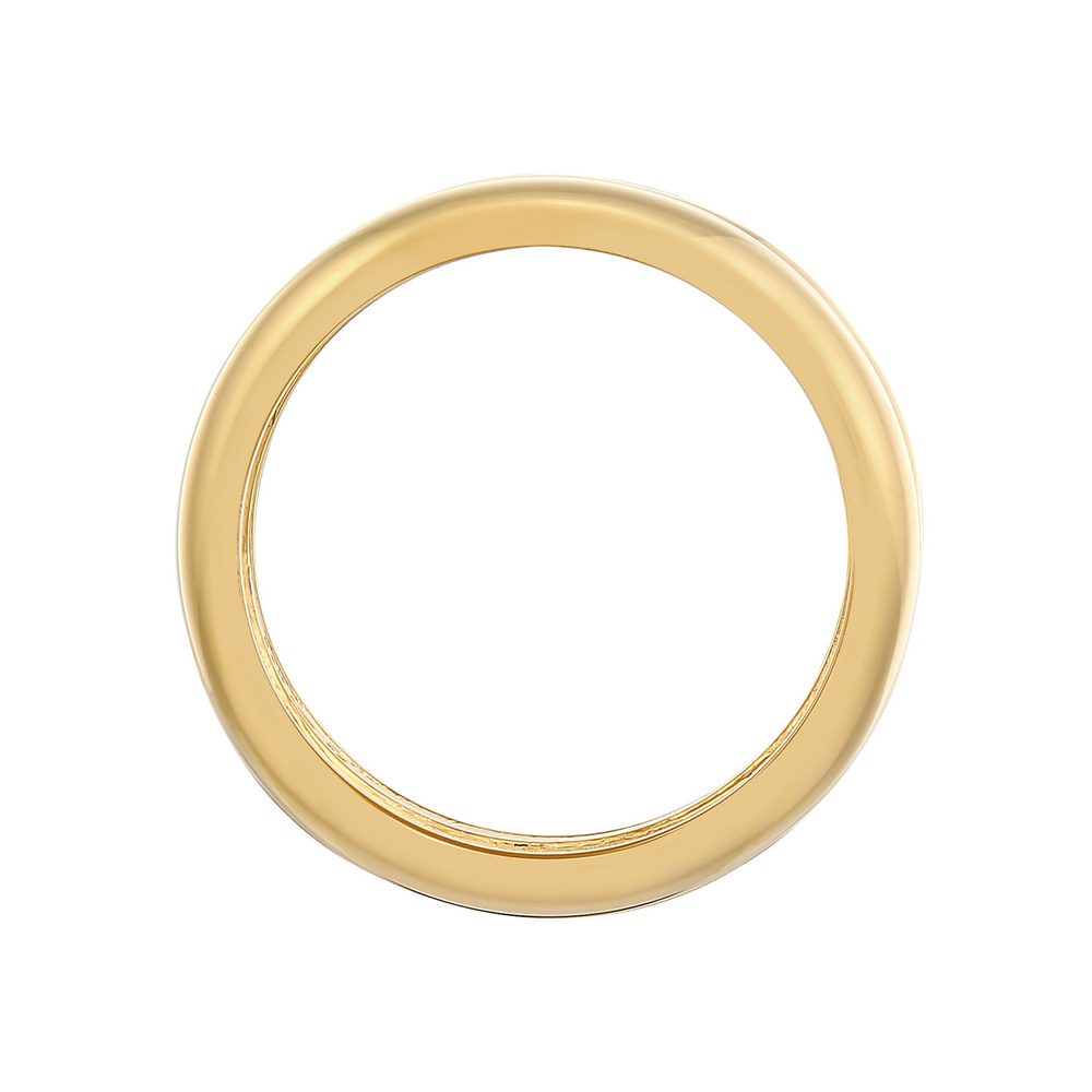 Elli PREMIUM Elli PREMIUM Bague Femmes Bande Vouté Chunky Basique Tendance en Argent Sterling  Bague