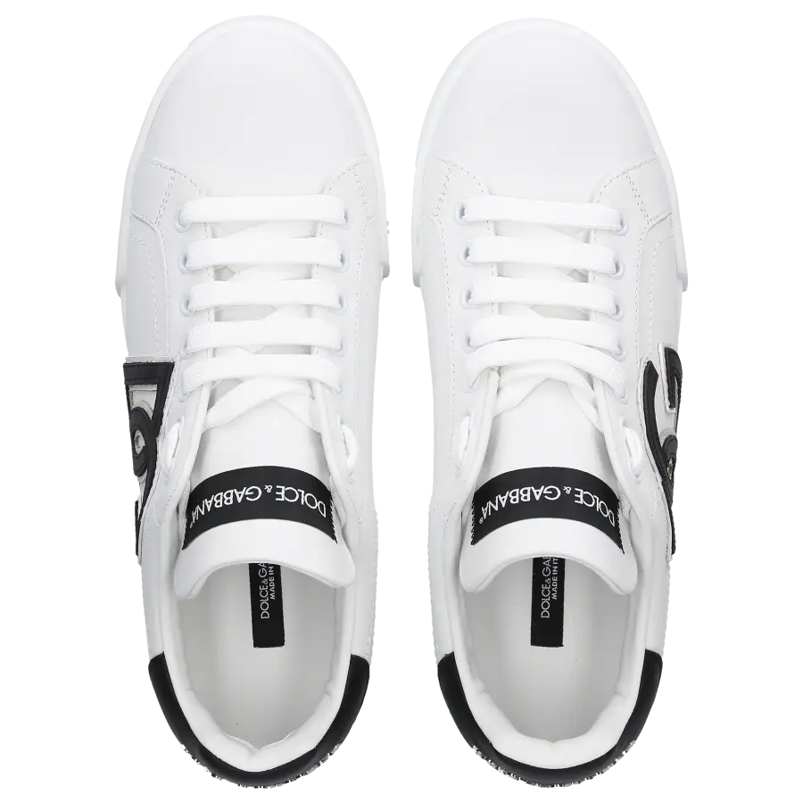 Dolce & Gabbana - Sneaker low PORTOFINO Nappaleder - schwarz