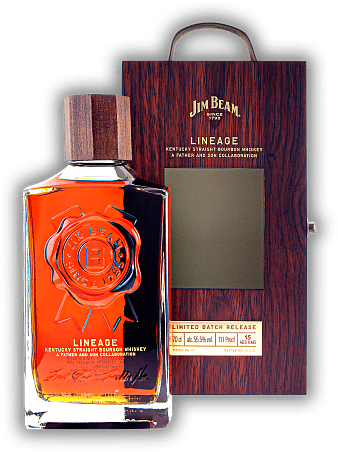 Jim Beam Lineage 55,5% Jim Beam Lineage 55,5% Limited Edition. Alter 15 J. - 0,7	 Liter - Vol 55,5%