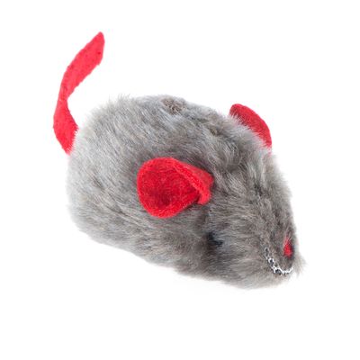 Katzenspielzeug Maus mit Katzenminze und Stimme