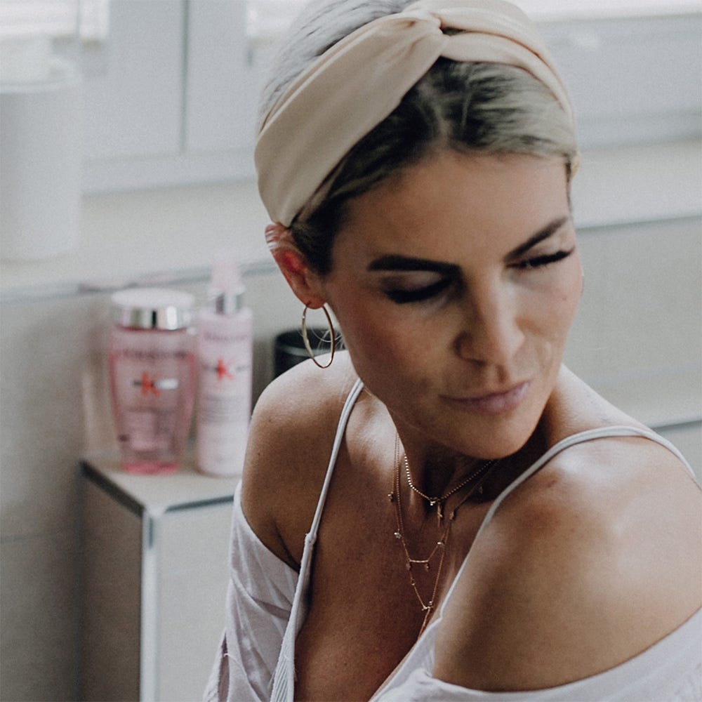 Ailoria Headband und Scrunchie S Beige