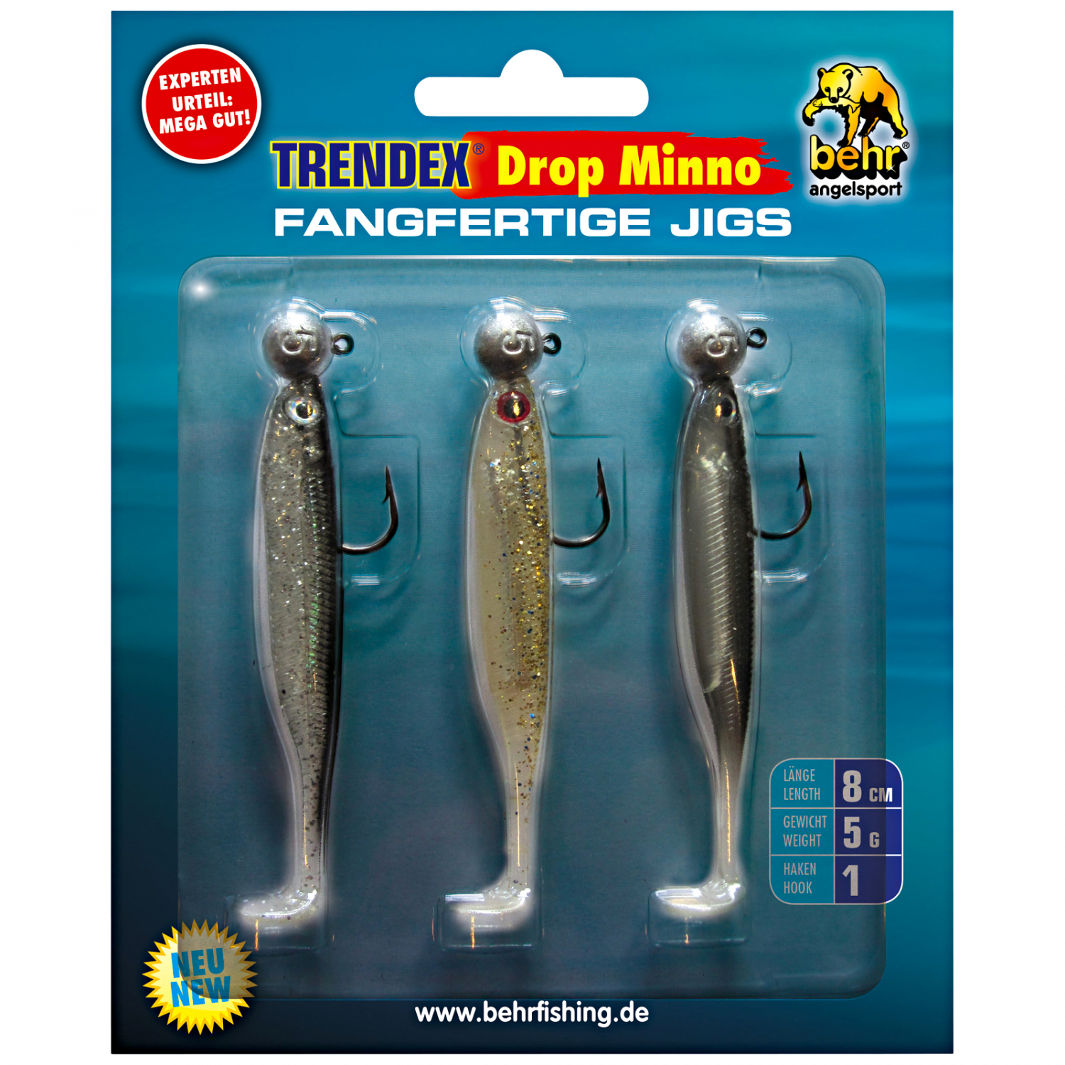Trendex Gummifischset Drop Minno