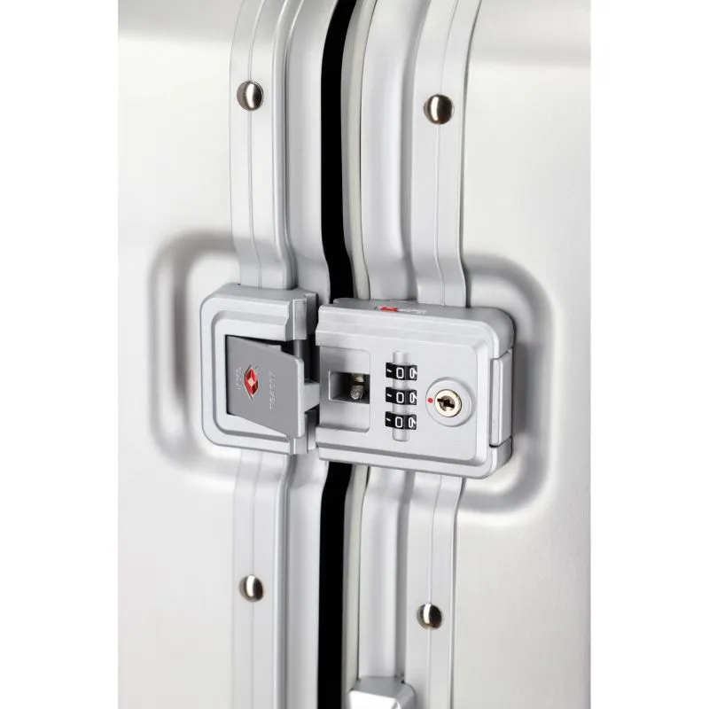 Travelite NEXT Trolley S mit 4 Rollen (55cm) - Silber
