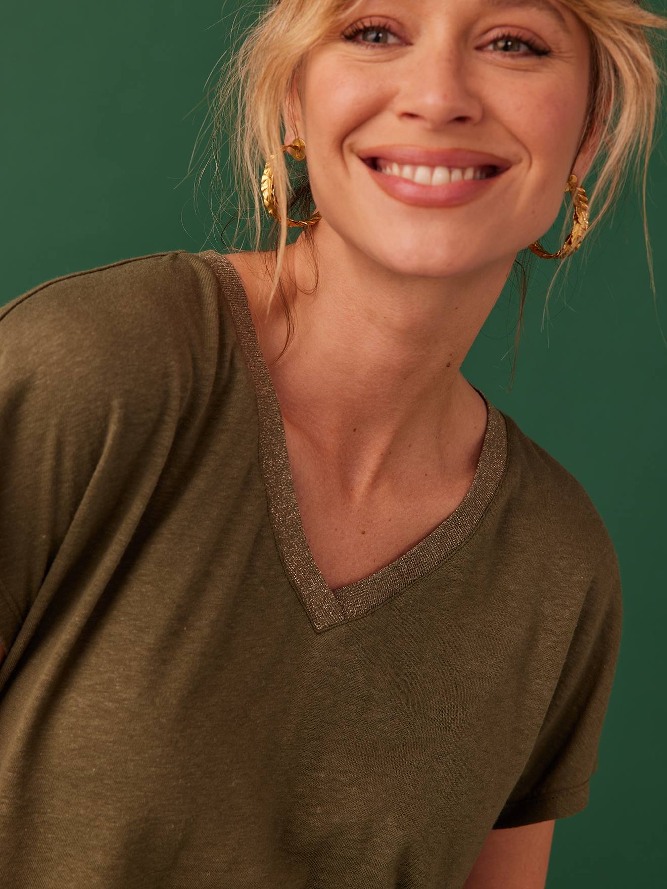 Envie de Fraise Umstands-Shirt ENVIE DE FRAISE - olivgrün