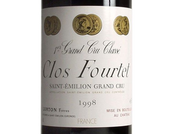 Clos Fourtet 1998 Bordeaux Saint-Emilion