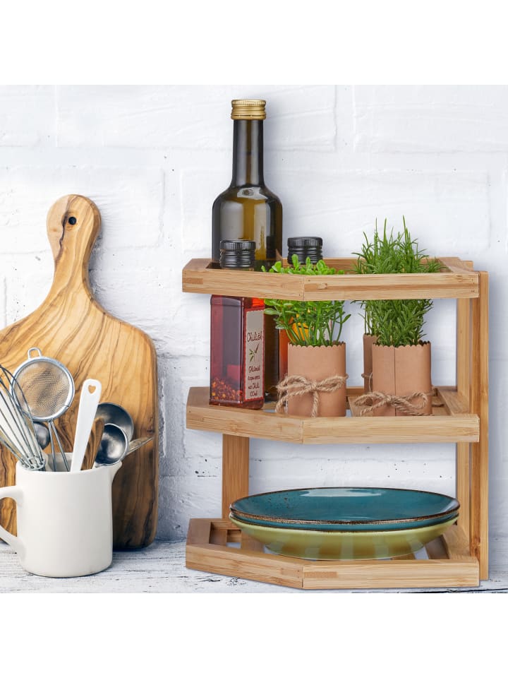 relaxdays Schrankeinsatz in Natur - (B)25,5 x (H)25,5 x (T)25,5 cm günstig kaufen onesize
