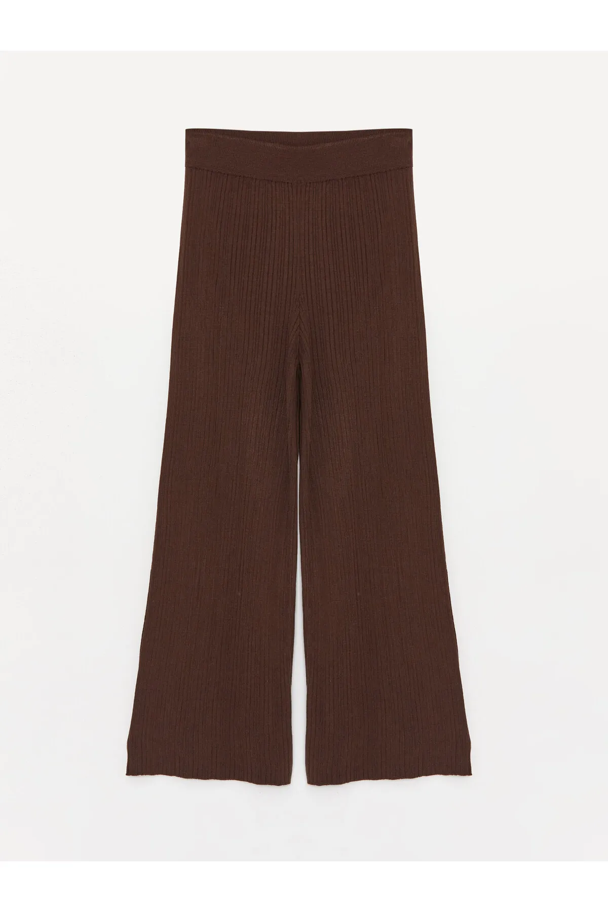 LC Waikiki  Einfarbige Strickhose für Damen mit elastischem Bund
