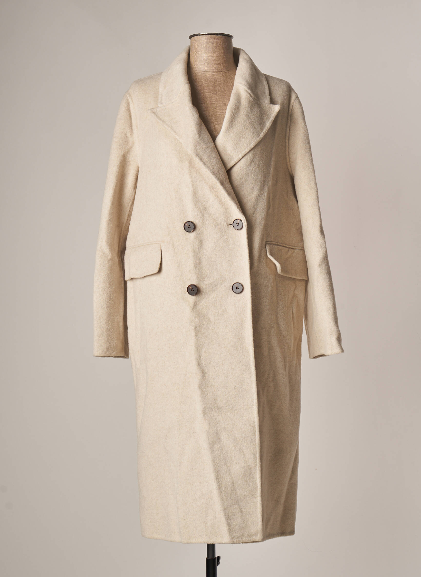 See U Soon Manteaux Longs Femme couleur beige