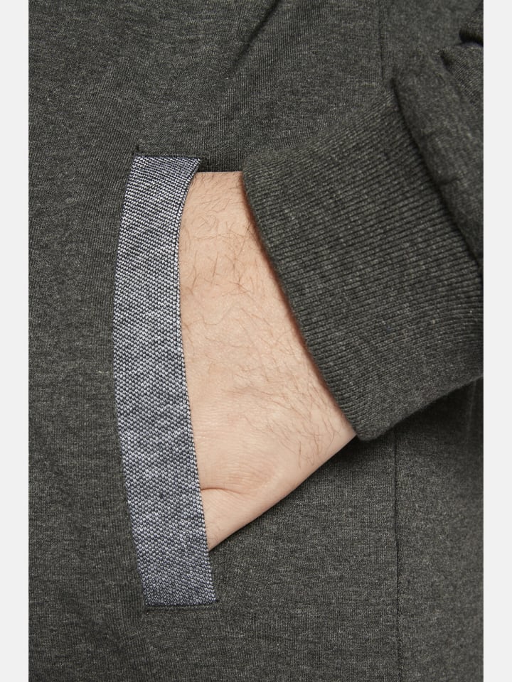 Charles Colby Sweatjacke DUKE GABRIEL in dunkelgrau günstig kaufen