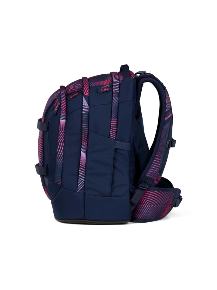 Satch Satch pack Schulrucksack Seismic Pink dunkelblau günstig kaufen onesize