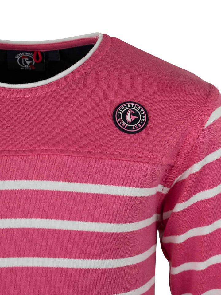 SCHIETWETTER Auri, Pullover in pink/weiß/navy günstig kaufen
