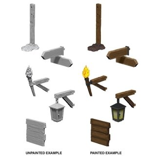 Signs & lights: Wizkids Deep Cuts Unpainted Miniatures