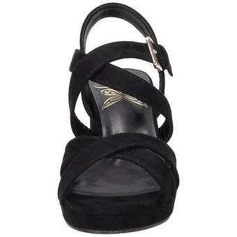 Barbarella Sandale in schwarz