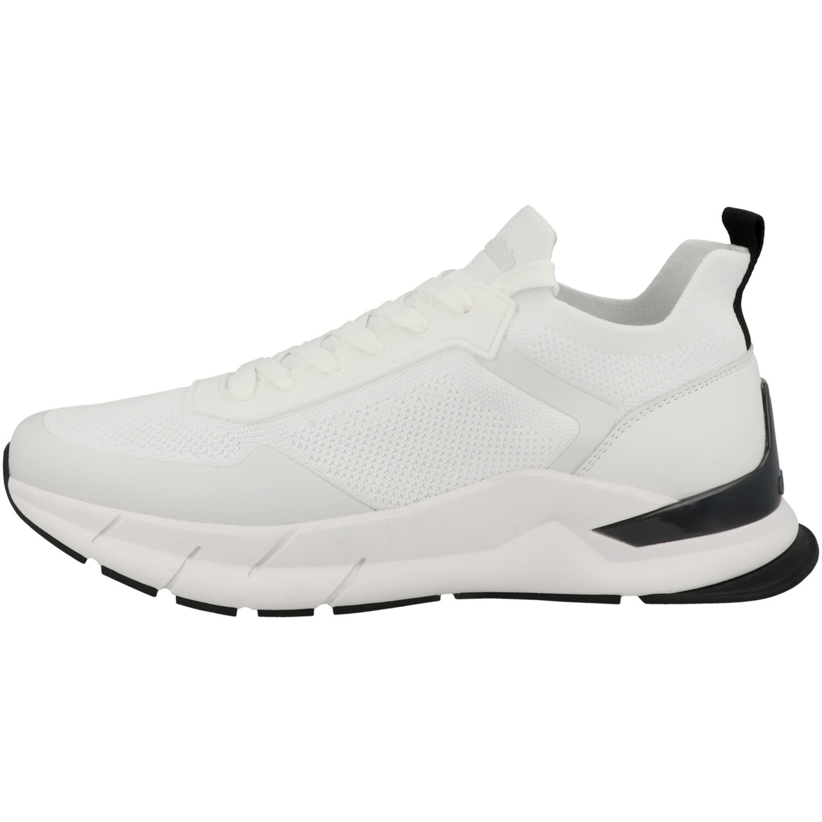 Calvin Klein Low Top Lace Up Mix Sneaker Low weiss