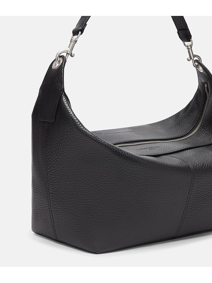LIEBESKIND BERLIN Leder-Schultertasche in Schwarz - (B)30 x (H)19 x (T)17 cm günstig kaufen onesize