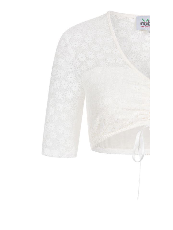 Nübler Dirndlbluse kurzarn Moni in Creme günstig kaufen