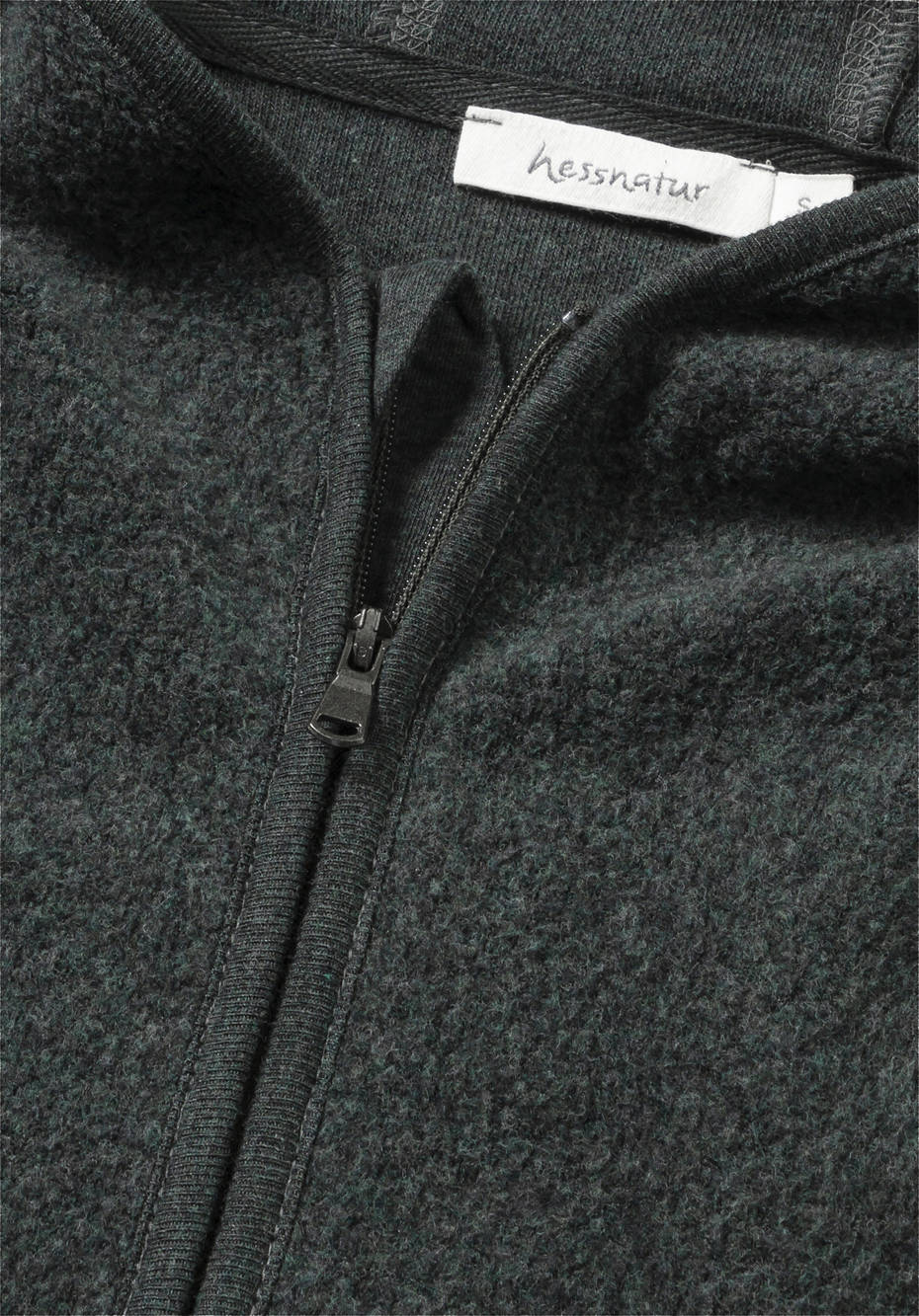 Fleece-Hoodie aus reiner Bio-Baumwolle