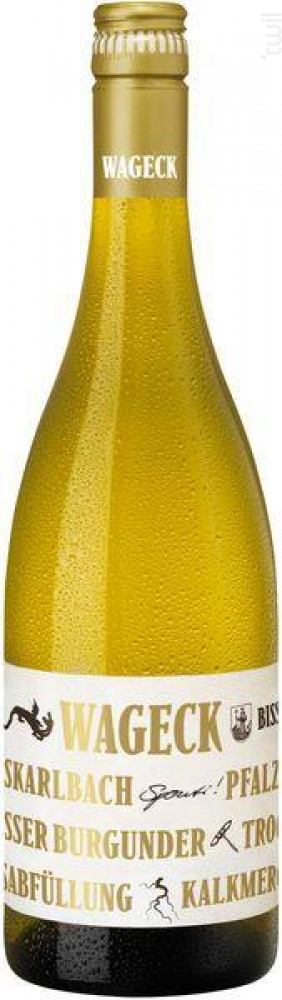 Kalkmergel Weissburgunder Weingut Wageck Vin Blanc●Allemagne  - Sans origine géographique 2018 75cl