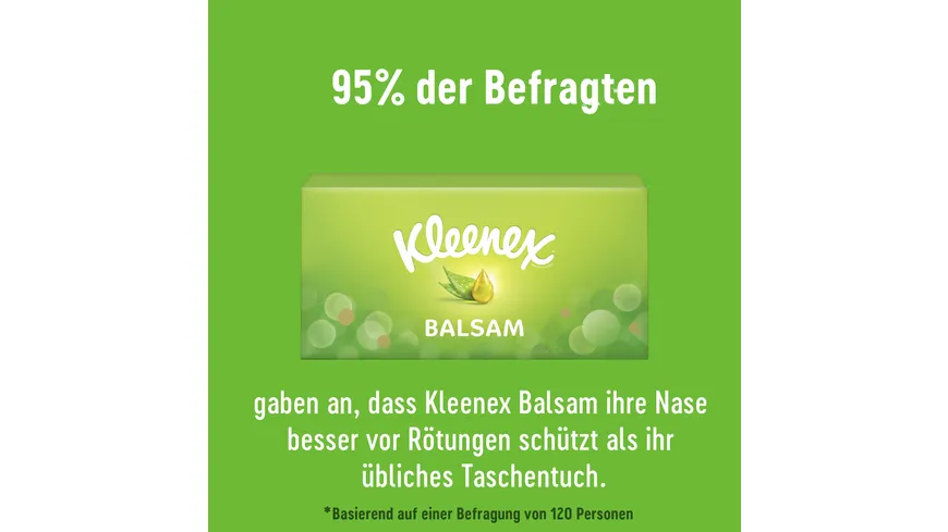 Kleenex Balsam 4-lagig Box à 56 Tücher