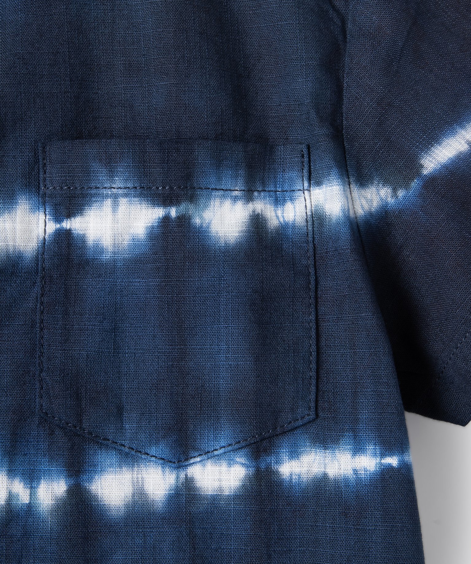Chemise Garçon à manches courtes tie-and-dye marine | GEMO