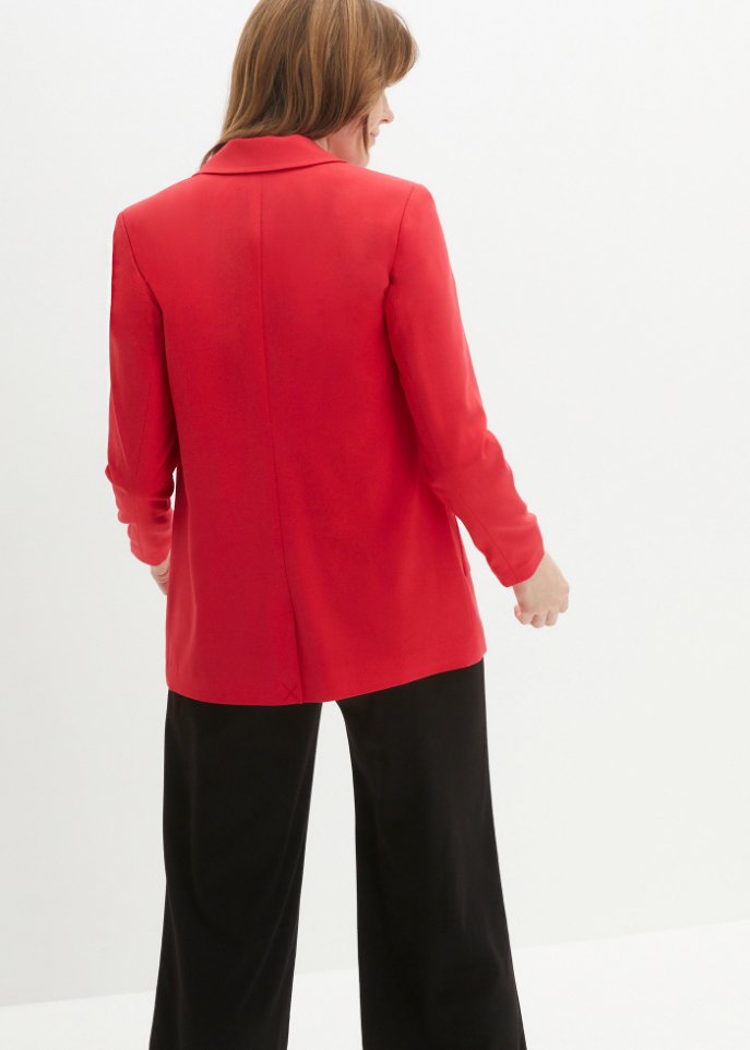 Lockerer Blazer mit aufgesetzten Taschen