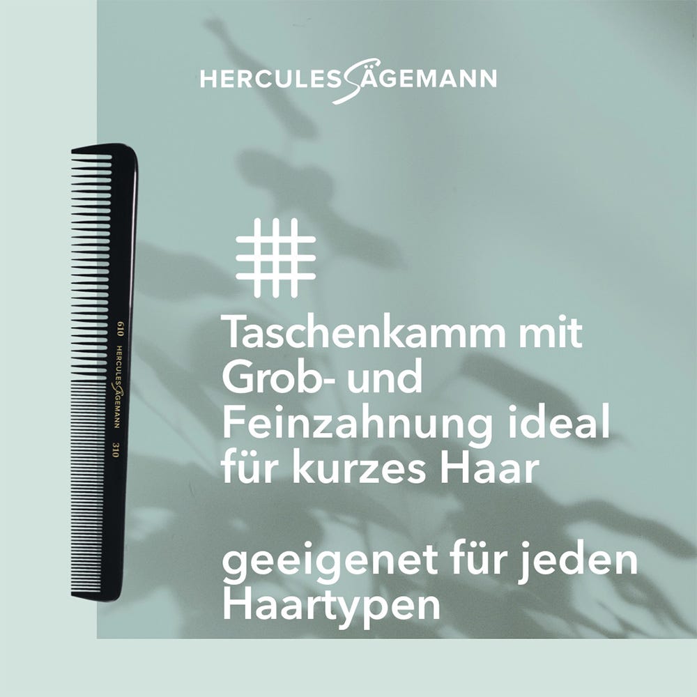 Hercules Sägemann Meisterkamm Styling 610-310, 6“