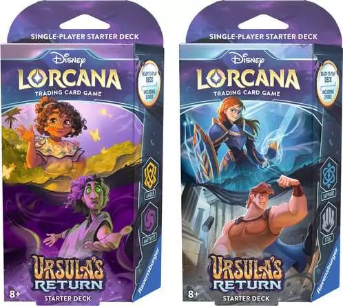 Disney Lorcana: Ursula's Return - Starter Deck Amber and Amethyst (Englisch)