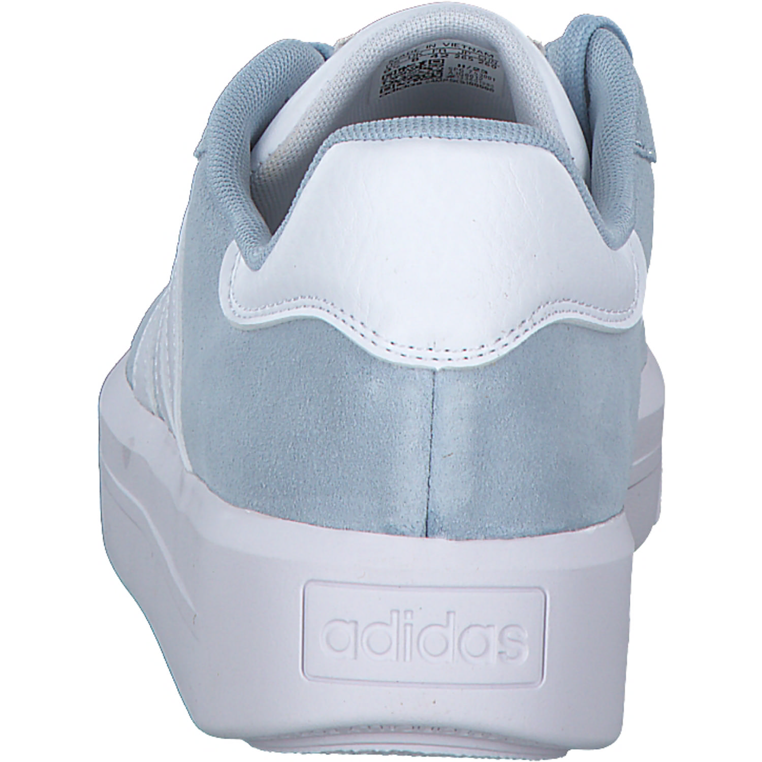 Adidas Court Platform Suede, Schnürschuhe, blau/weiß